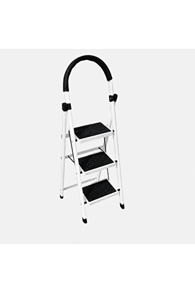 Rab Foldable Ladder with 3 Wide Steps, At Performance, Metallic, Maximum 150 ...