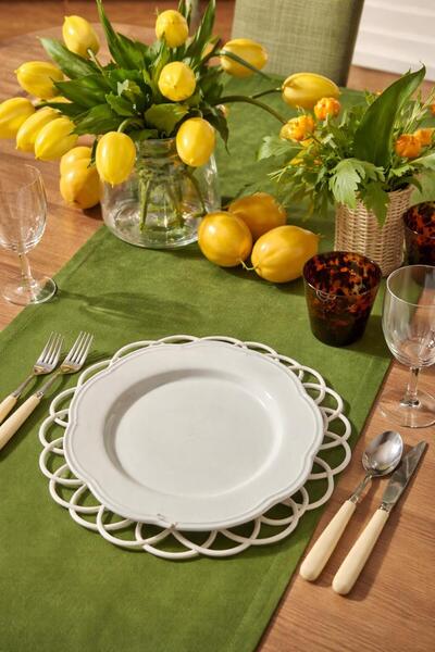 Priene Velvet Textured Runner
