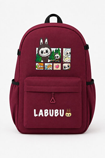 Toy Factory Maroon 3-Piece Bag Set – Large School Backpack, Medium Hand Bag &...