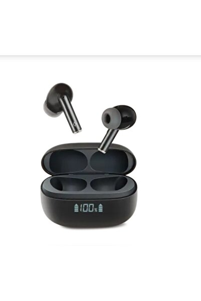 Ttec -AirBeat Pro ANC LCD Gerçek Kablosuz TWS Bluetooth Kulaklık-SİYAH