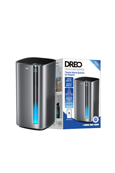 DREO Macro Max Akıllı Hava Temizleyici 500 m³/sa, 204 m² Geniş Alan, H13 HEPA...