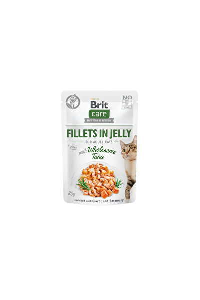 Brit Care Cat Fileuri în jeleu cu ton sănătos 85 g