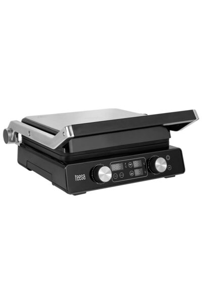Teesa Grill electric 2000 W, suprafata striata 290 x 230 mm, Tava de colectar...