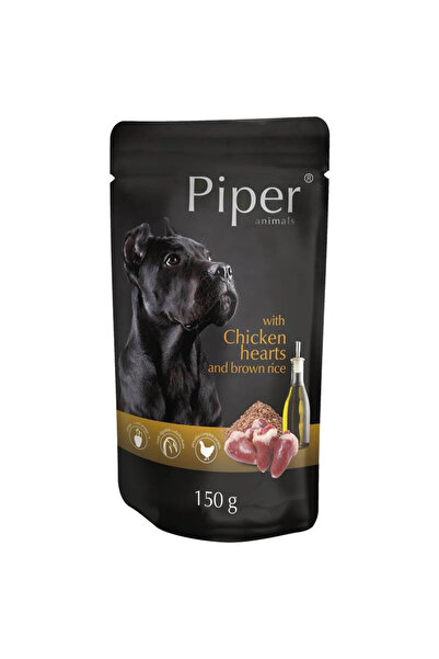 Piper PLIC CAINE INIMI DE PUI SI OREZ BRUN 150GR