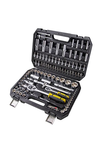 Topmaster Trusa chei tubulare Profesional 339206, Cr-V, 108 piese
