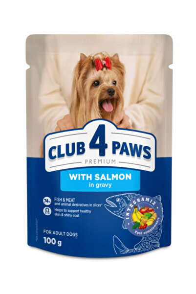 OEM PLIC CAINE CLUB4PAWS Somon în sos 100g