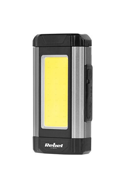 Rebel Lanterna LED 4W, 300 lm, IP 65, cu acumulator, funcție powerbank