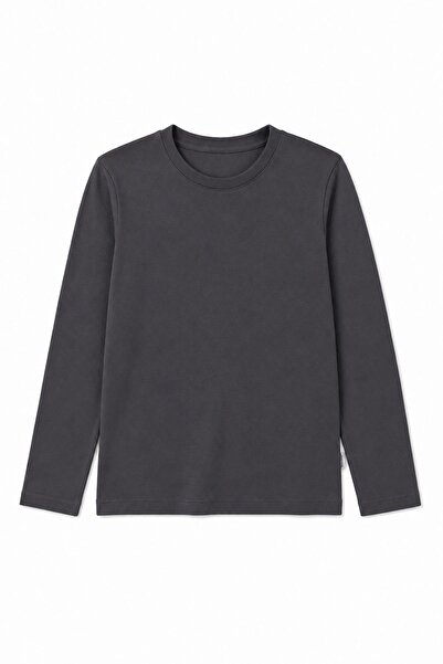 Perendi 100% βαμβακερό μακρυμάνικο μπλουζάκι Unisex για κορίτσια και αγόρια