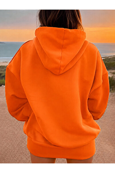 New Shine Solid Color Cotton Women's Sweatshirt