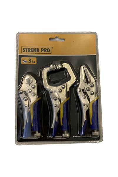 Strend Pro Set 3 clesti pentru sudura ZJ001128, prindere/fixare