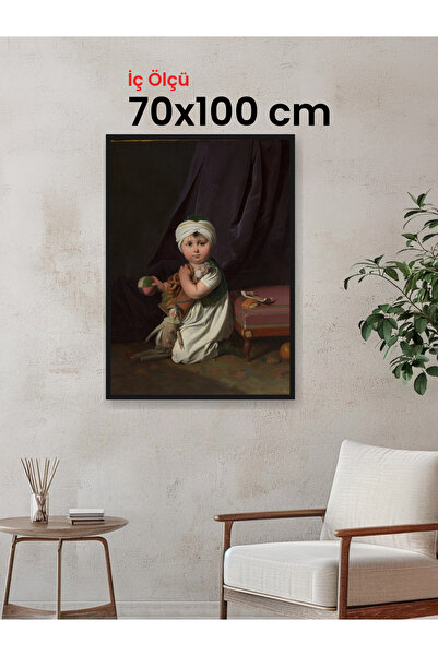 HARS Slim İnce Profil Siyah Çerçeve 70 x 100 cm Şeffaf Korumalı PVC