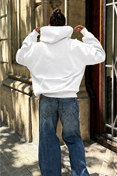 New Shine Solid Color Cotton Women's Sweatshirt