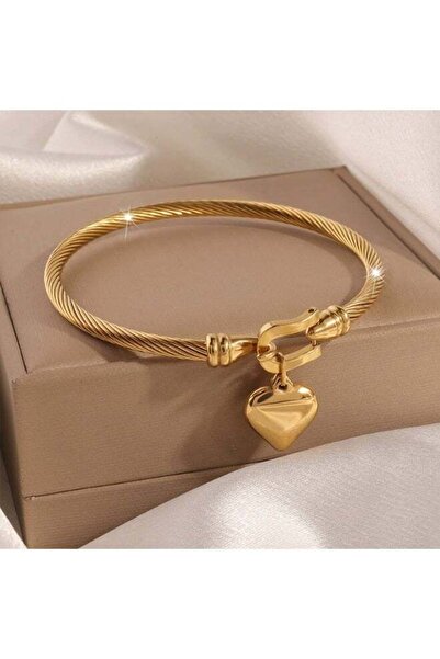 Generic European & American New Style Titanium Steel Wire Heart Pendant Brace...