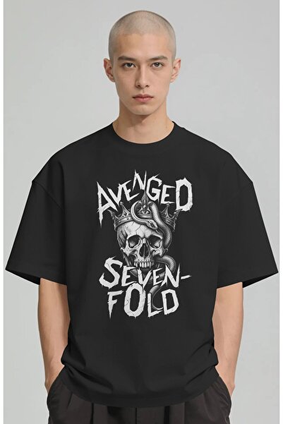 SEVBANO Avenged Sevenfold Rock Metal Music Band Printed Unisex Oversize Premi...