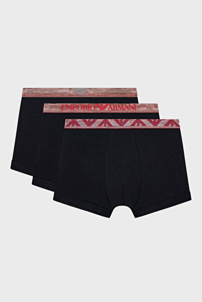 Emporio Armani Logolu 3 Pack Boxer Erkek BOXER EM000259 AF25020 MC061
