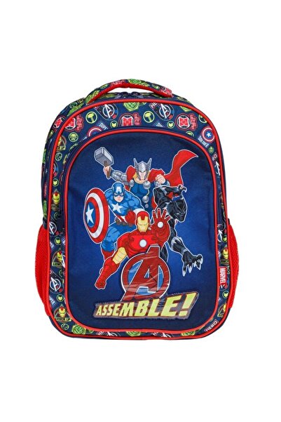 AVENGERS Rucsac albastru și roșu pentru băieți