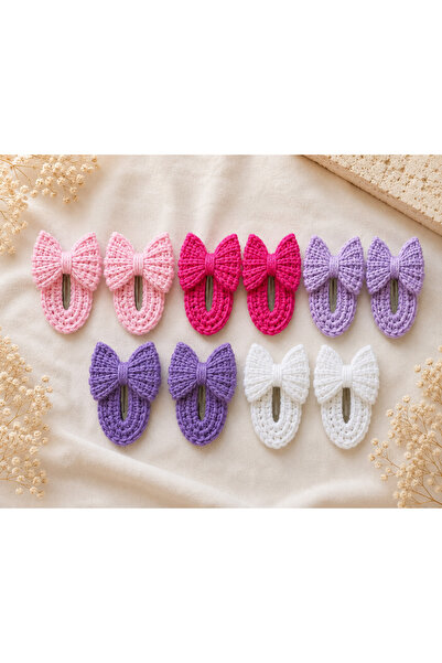 MAVEA Bow Snap Buckle Set (5 Pairs) 10 Pieces