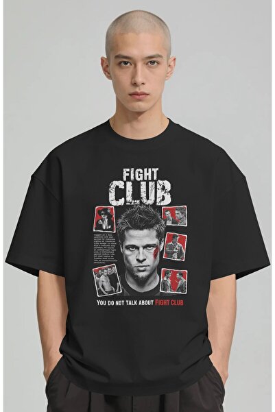 SEVBANO Fight Club Tyler Durden Film Printed Unisex Oversize Premium T-Shirt