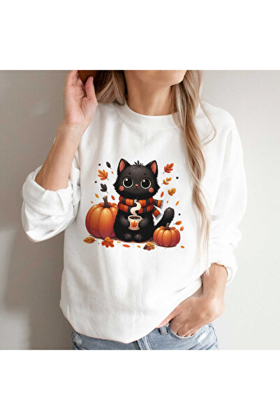 Orielle Bluză Oversize Cozy Cat