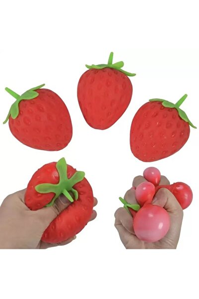 QUCCO ÇİLEK SQUISHY,STRES, RAHATLATICI