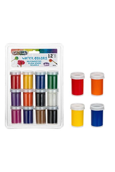 Little President Set acuarele pentru pictură și desen, 12 culori, 20ml – culo...