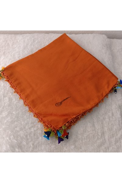 hoaryage Handmade Amulet with Ribbon Embroidery, Beaded Writing, Scarf, Yemeni, Mevlüt Coverlet with Embroidery on 4 Sides