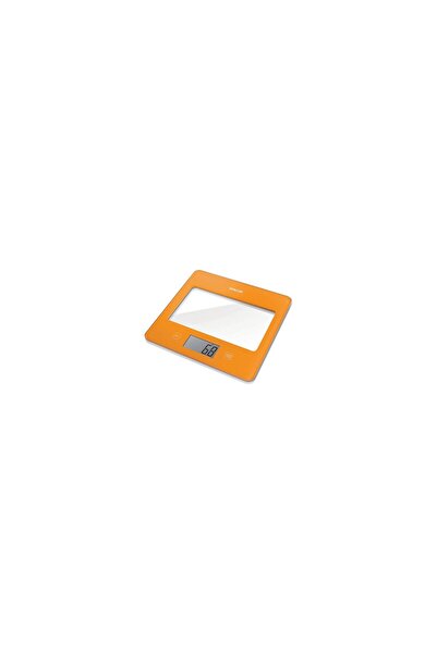 Sencor Cantar de bucatarie sticla securizata, Orange, Ecran LCD, 1g-5kg, 1x 3...