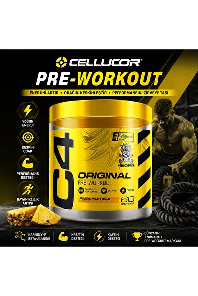 Cellucor C4 Original Focus Pump Preworkout 396g REORG - 60 servings