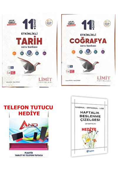 Limit Yayınları 2026-2027 Yeni Maarif Modeli 11 Sınıf Tarih-Coğrafya Etkinlik...