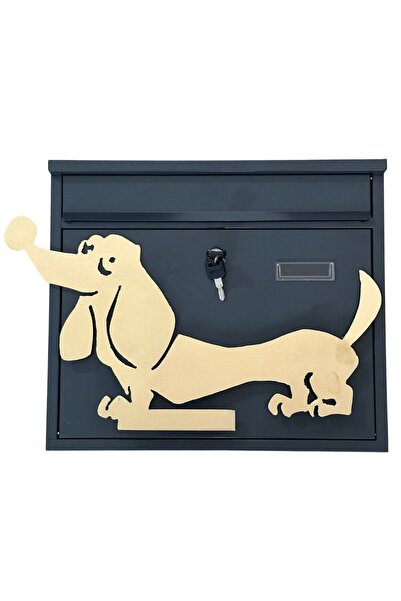 Vivatechnix Cutie postala Teckel KRO-1238, otel, dimensiune 310x360x100mm, Gr...
