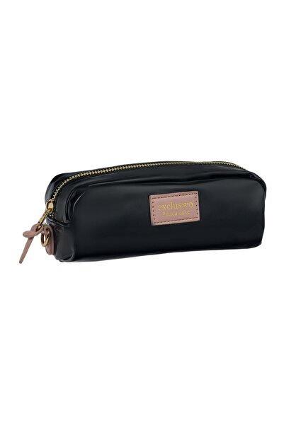 OEM Penar tub adolescenți pentru școală, negru, model tub, 19x7x7cm – compact...