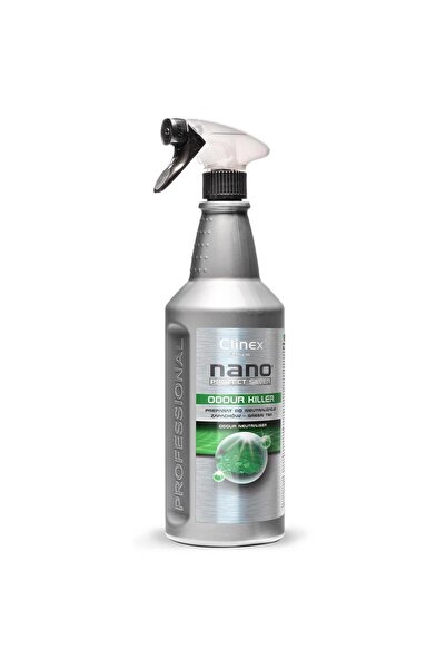 Clinex NanoProtect Odour Killer Liquid, Green Tea, 1 L, with Sprayer