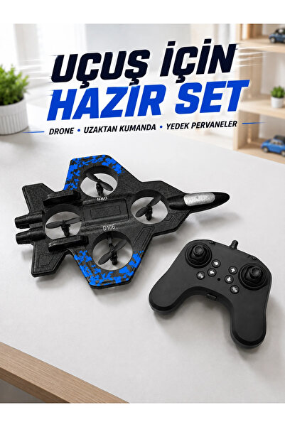 shopwave Savaş Jeti Görünümlü Drone 2.4G Kumandalı Jiroskoplu 360° Akrobatik ...