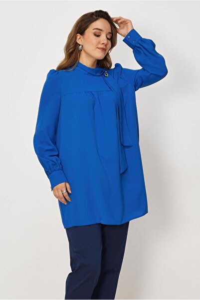 Alvina Tunic with Neck Tie Detail 46701
