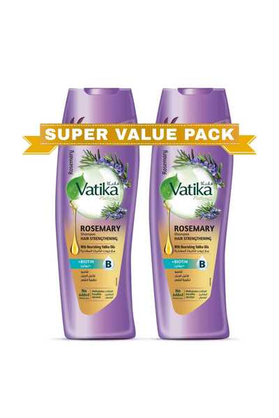 Vatika Naturals Rosemary Hair Strengthening Shampoo Value Pack 2 x 400 ml
