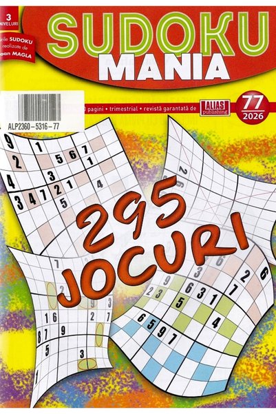 ALIAS PUBLISHING Sudoku Mania Nr.77 2026