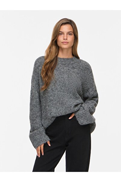 VILA Strickpullover VIBOWS Rundhals