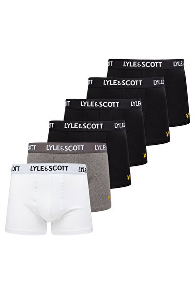 Lyle & Scott LYLE&SCOTT Herren Boxershorts, 6er-Pack - Barclay Core Trunks, B...