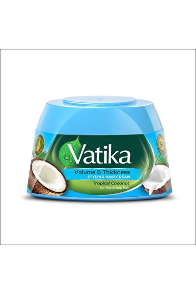 Vatika Volume & Thickness Styling Hair Cream Tropical Coconut 140 ml