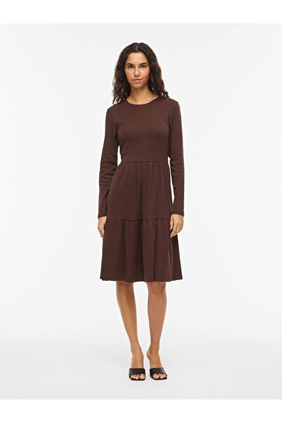 VILA Minikleid VIHOLLIE Langärmeliges