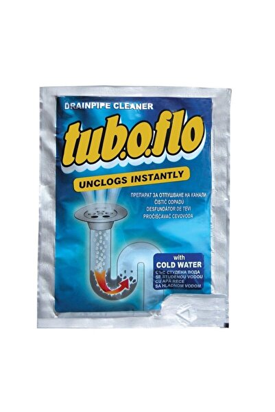 Tub.O.Flo Set 12 x Plicuri Granule pentru Desfundat Tevi Flo, Apa Rece, 60 g