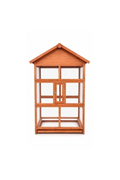 Buntz Volieră din lemn pentru păsări KJG5133-1, 146 x 80 x 50 cm, lemn de bra...