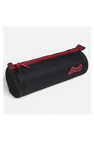 OEM Penar tub adolescenți pentru școală, negru, model rotund, 21x8x8cm – comp...