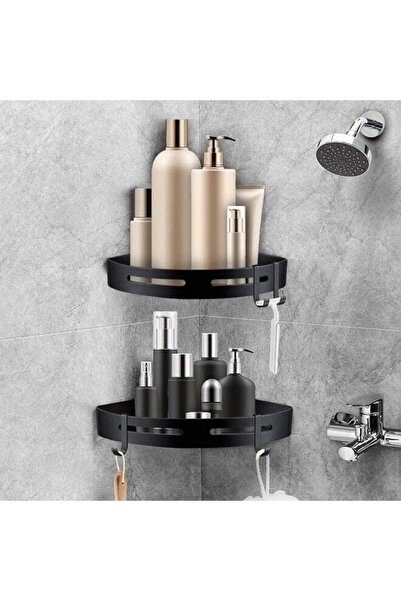 Arabest Corner Shower Shelf Organizer,No Drilling Wall Mounted Bathroom Stora...