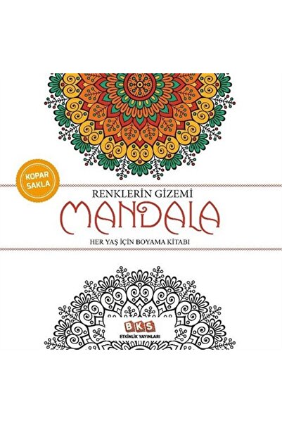 BKS ETKİNLİK YAYINLARI Renklerin Gizemi - Mandala & Her Yaş İçin Boyama Kitabı