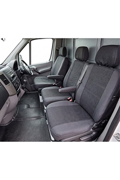 DELUXETUNING Set huse scaune auto fata 2+1 compatibile cu VW Crafter 2017->, ...