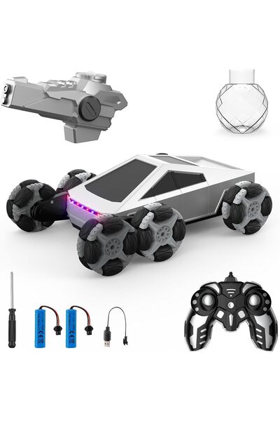GENERAL Mașină de Jucărie RC Multifuncțională, 6 Roți Motrice (6WD), Cyber-Tr...