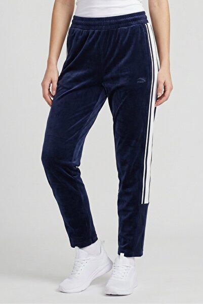 Anta Women Regular Fit Outdoor Sweatpants, Blue