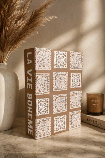 4nio Hard Cardboard Decorative Book Box