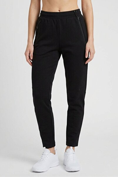 Anta Women Regular Fit Running Track Pants, Black
